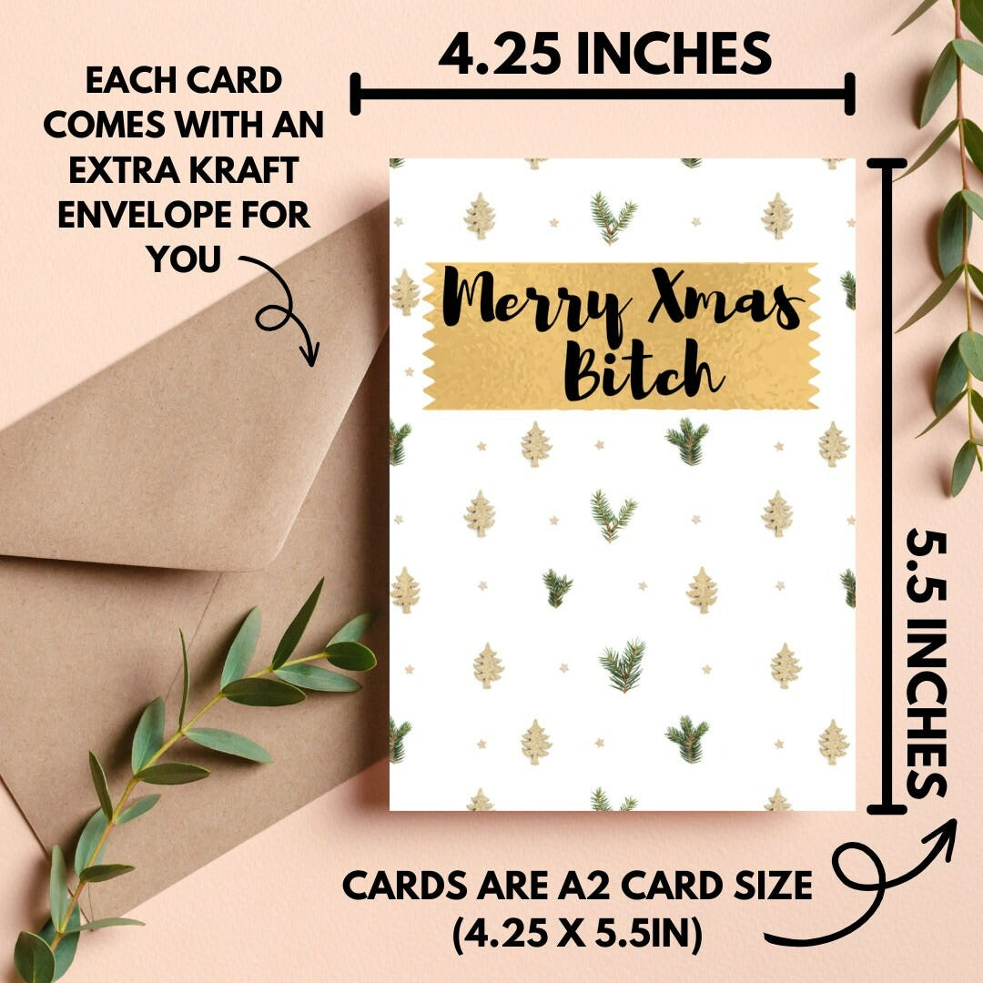 Merry Xmas Bitch Card