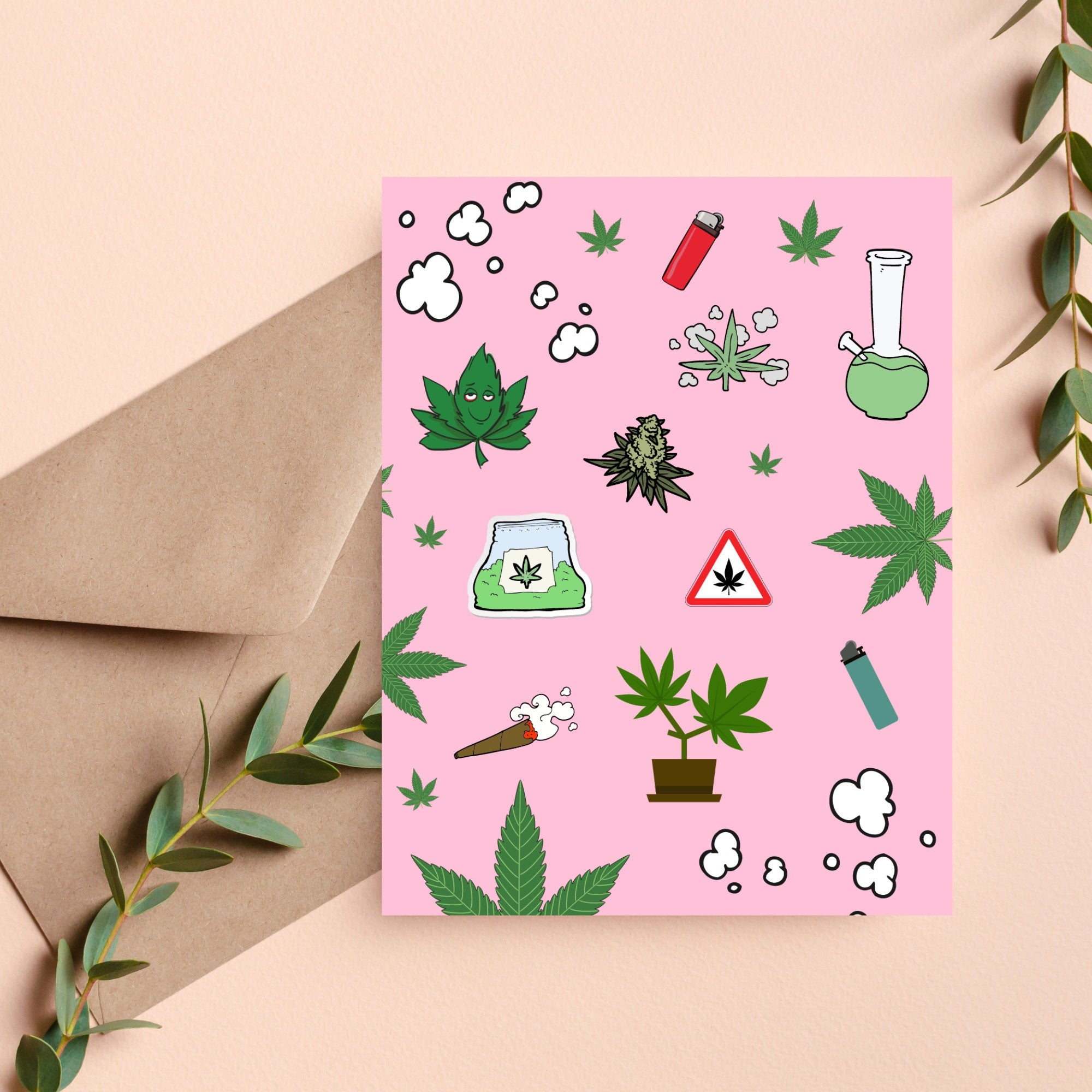 Cannabis For Friends Card