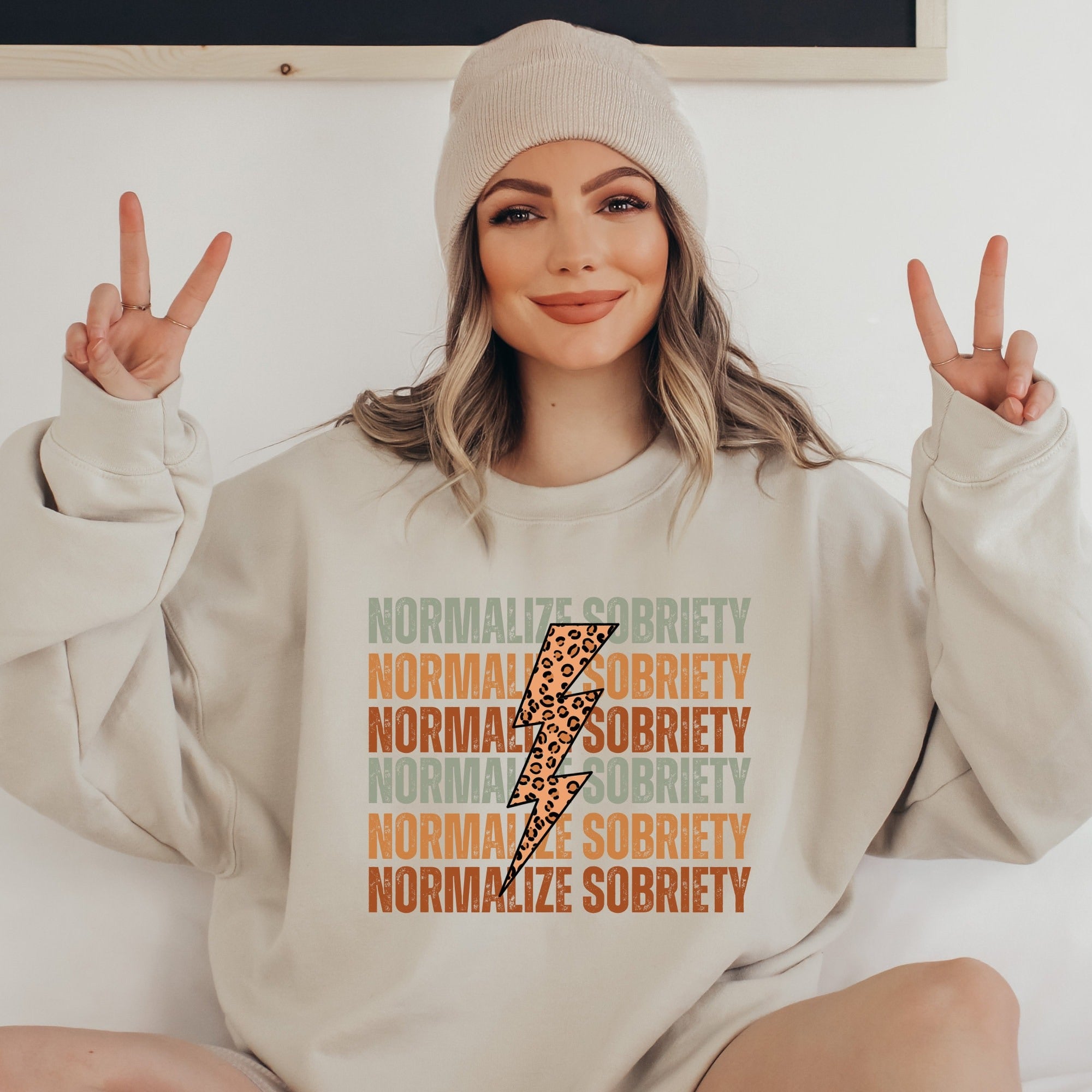 Normalize Sobriety Crewneck