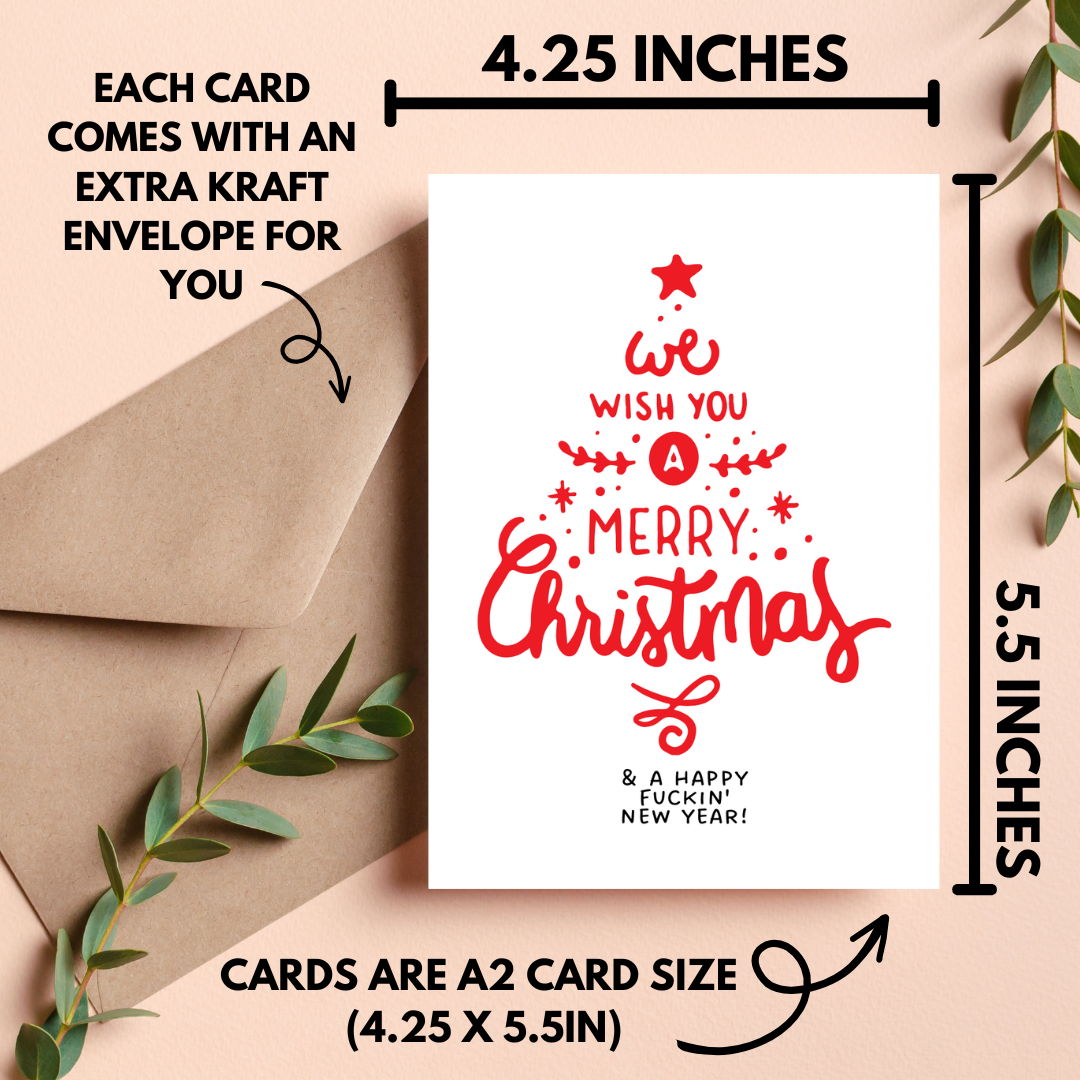 Snarky Christmas & New Year Card