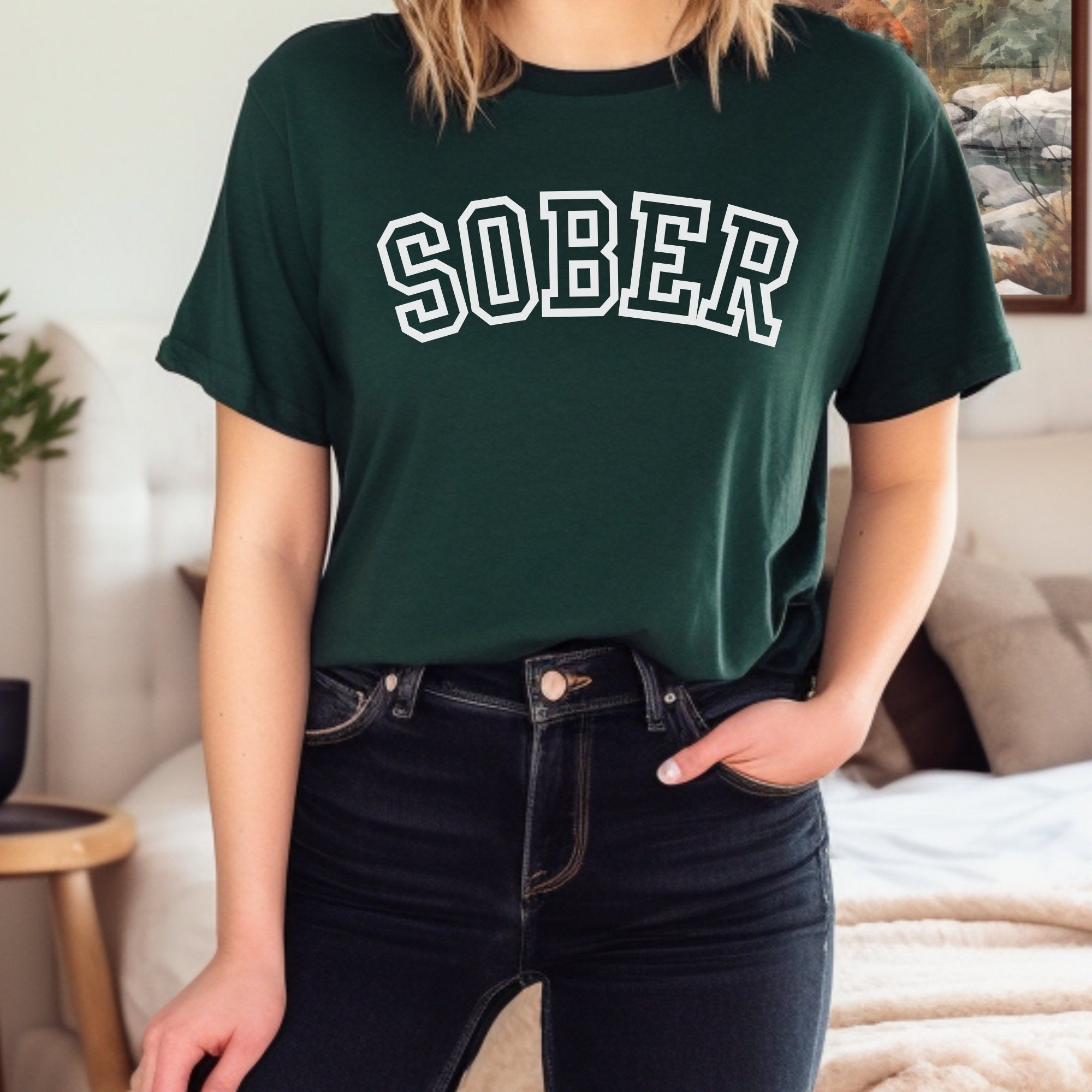 Sober Shirt Sobriety Recovery Tshirts